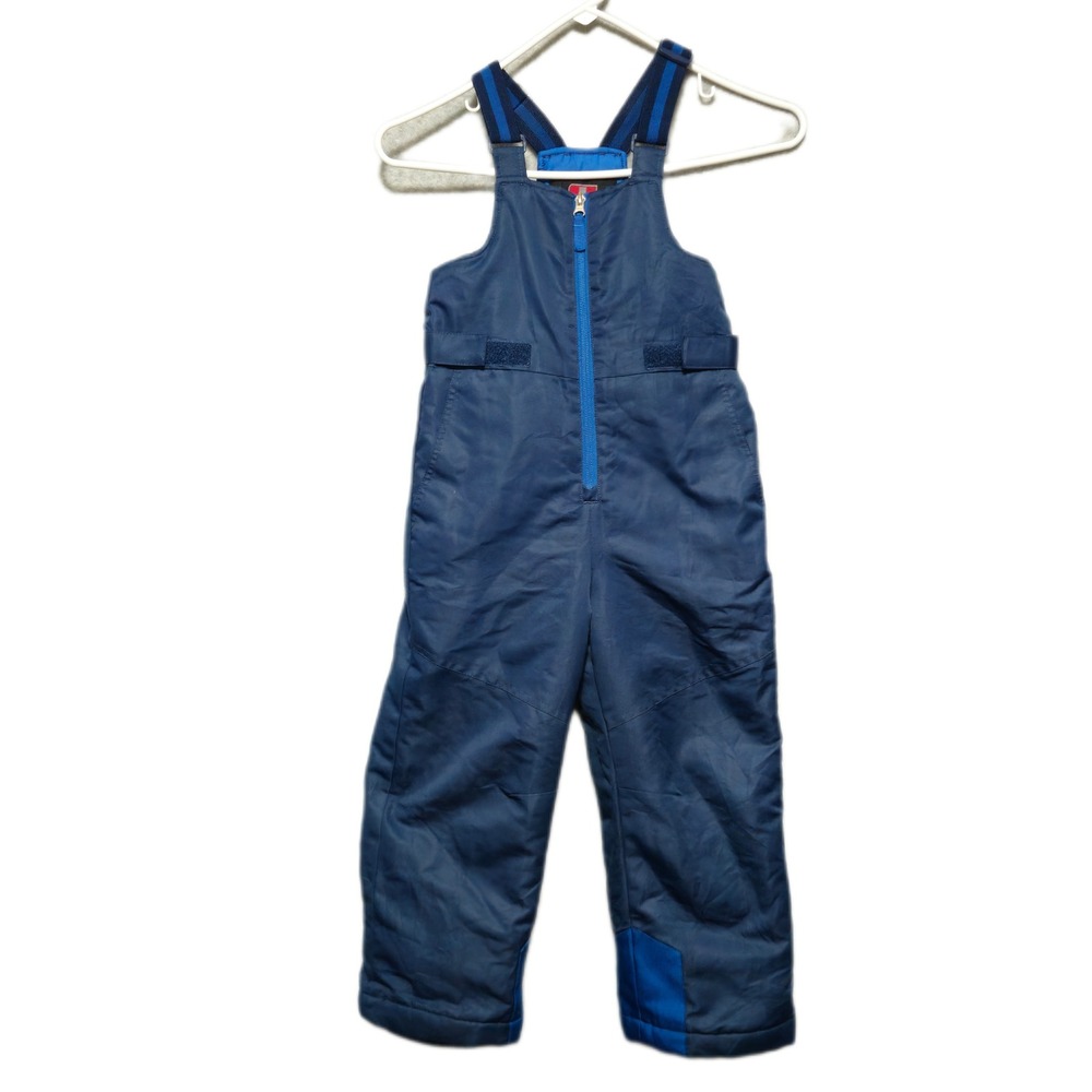 Swiss‎ Tech Kids Snow Bib Ski Pants Overalls Blue XS 4-5 Insulated Winter
